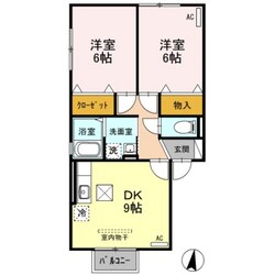 エスポワールの物件間取画像